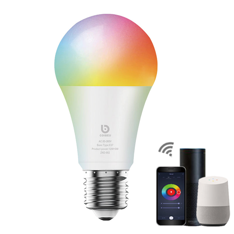 Lâmpada inteligente em LED, Alexa, Multicolorida, 15w