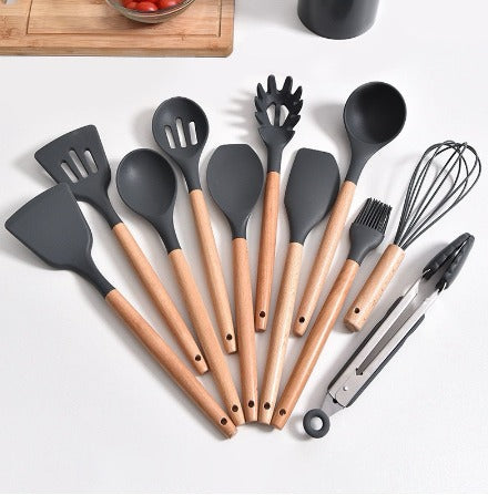 Kit Colher de Silicone para Cozinha