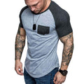 Camiseta masculina Raglan - Manga curta