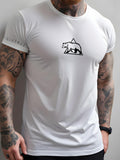 Camiseta Masculina Street Wear - Camisa 100% Algodão Manfinity