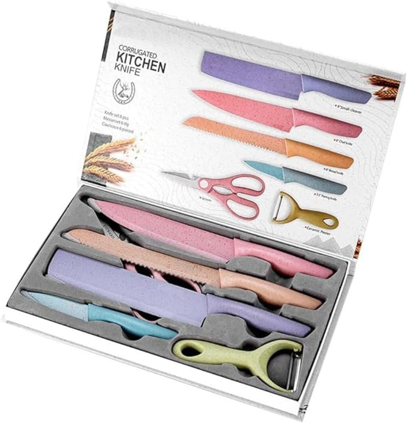 Kit profissional de body building para cozinha, conjunto de 6 peças, culinária colorida