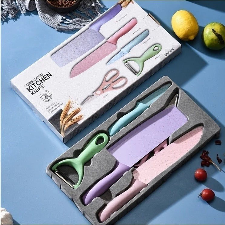 Kit profissional de body building para cozinha, conjunto de 6 peças, culinária colorida