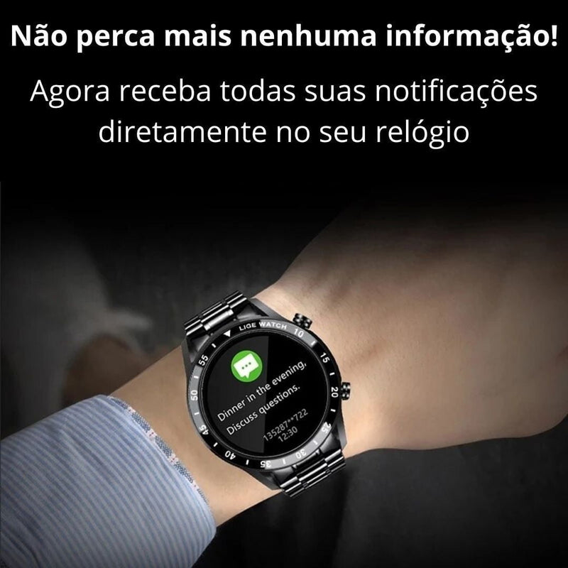 Smartwatch de Luxo Original - Modern Iron 2024